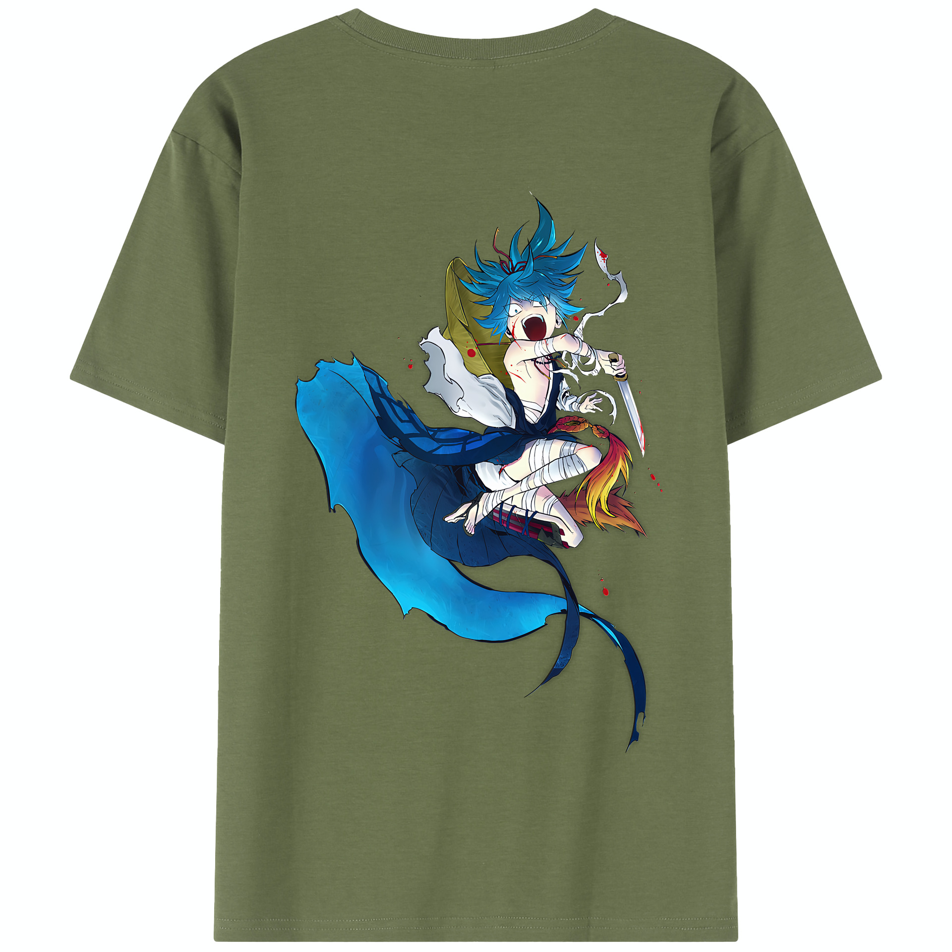 （画像用） 刀剣乱舞 Touken Ranbu 綿100％半袖Tシャツ（背面プリント）